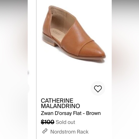 Catherine Malandrino asymmetrical cutout flats - Picture 2 of 7